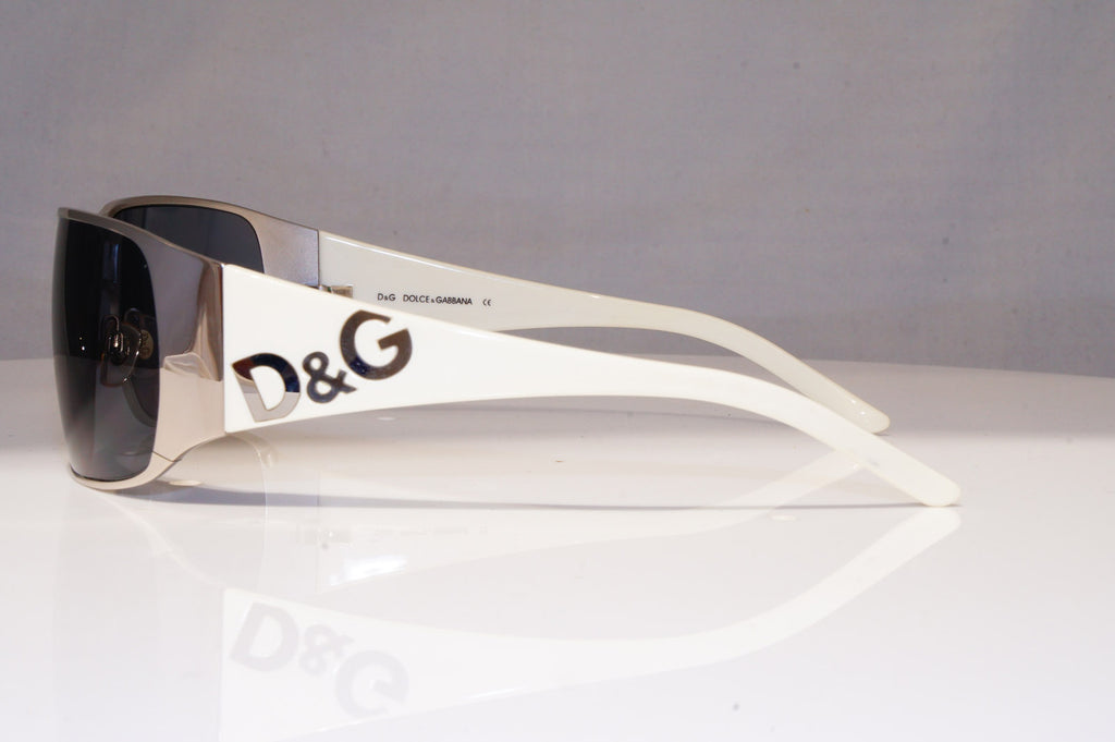 DOLCE & GABBANA Mens Designer Sunglasses White Rectangle D&G 6009 05/87 17832