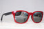 RAY-BAN Mens Unisex Designer Sunglasses Red Wayfarer RB 4197 6044/88 16500