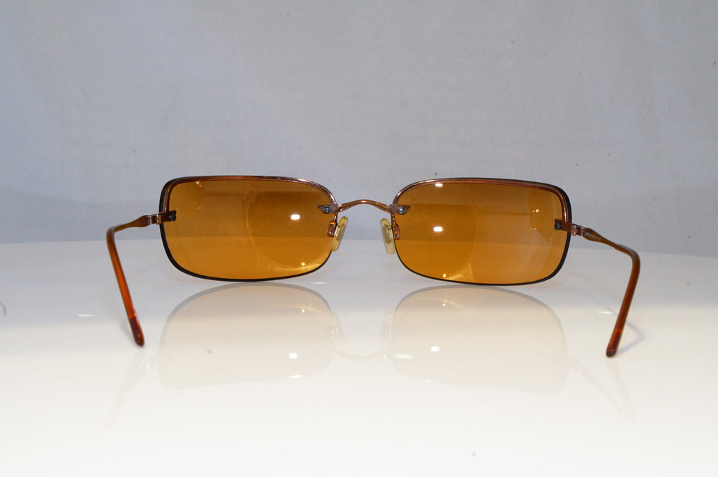 EMPORIO ARMANI Mens Vintage Designer Sunglasses Brown Rectangle 201-S 1230 20704