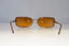 EMPORIO ARMANI Mens Vintage Designer Sunglasses Brown Rectangle 201-S 1230 20704