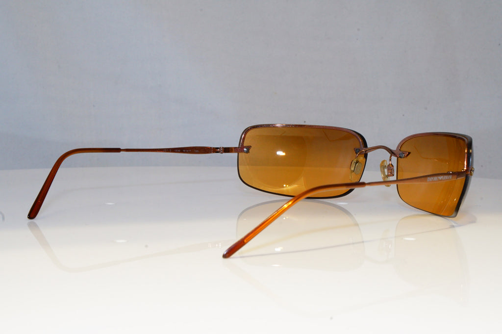 EMPORIO ARMANI Mens Vintage Designer Sunglasses Brown Rectangle 201-S 1230 20704