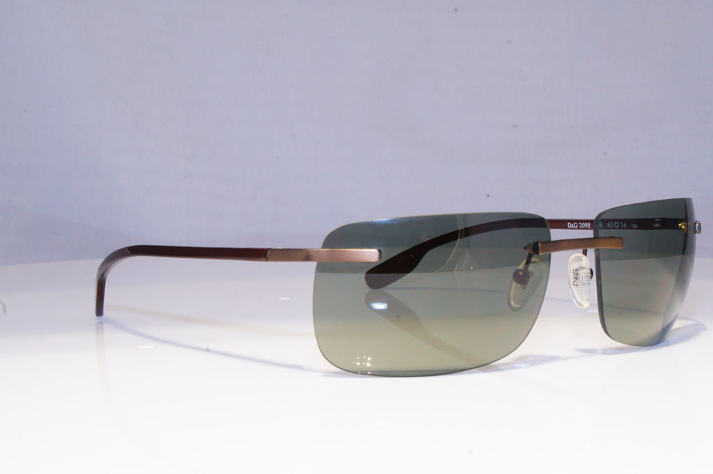 DOLCE & GABBANA Mens Vintage Designer Sunglasses Brown D&G 2098 D28 19964