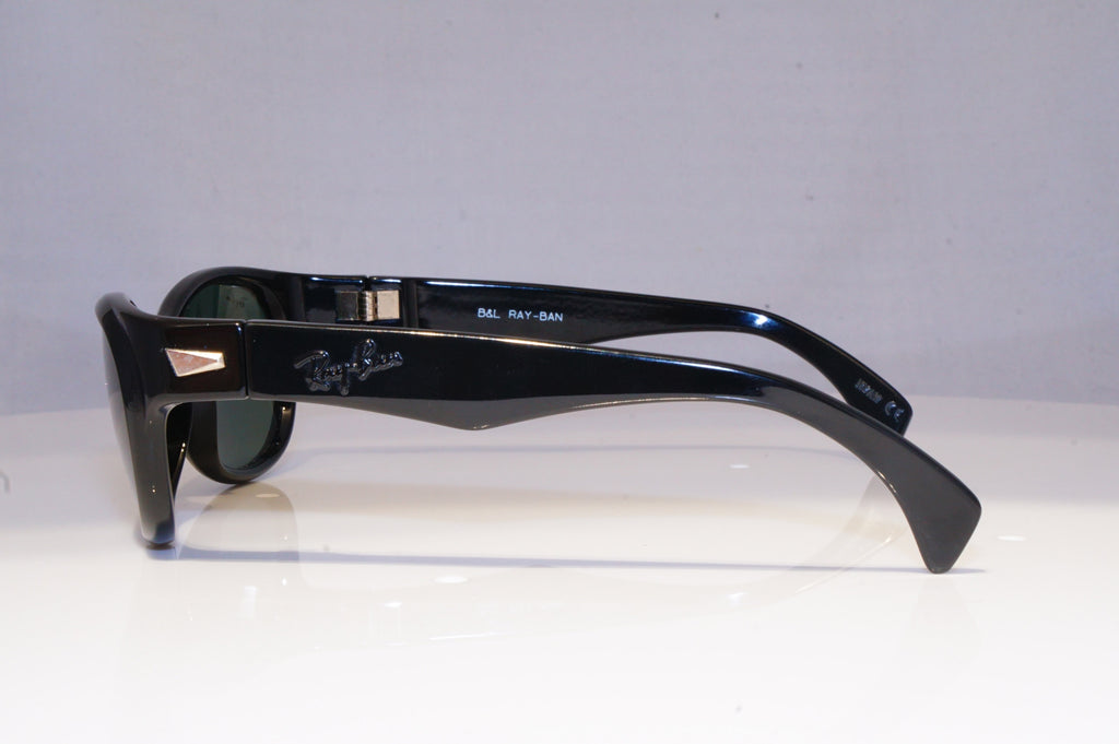 RAY-BAN Mens Vintage 1990 Designer Sunglasses Black Rectangle W2754 BLK 19976