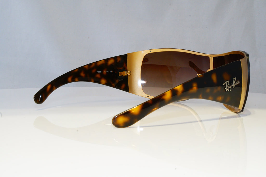 RAY-BAN Mens Womens Designer Sunglasses Brown Shield RB 3361 043/13 20913