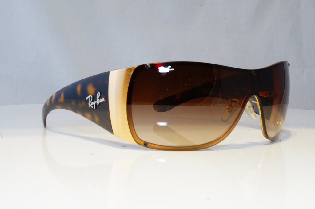 RAY-BAN Mens Womens Designer Sunglasses Brown Shield RB 3361 043/13 20913