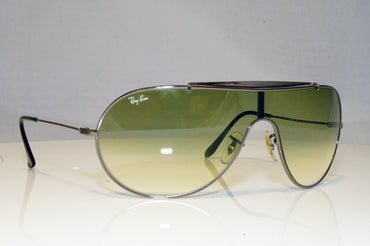 RAY-BAN Mens Designer Sunglasses Silver Shield RB 3184 004/8E 17652