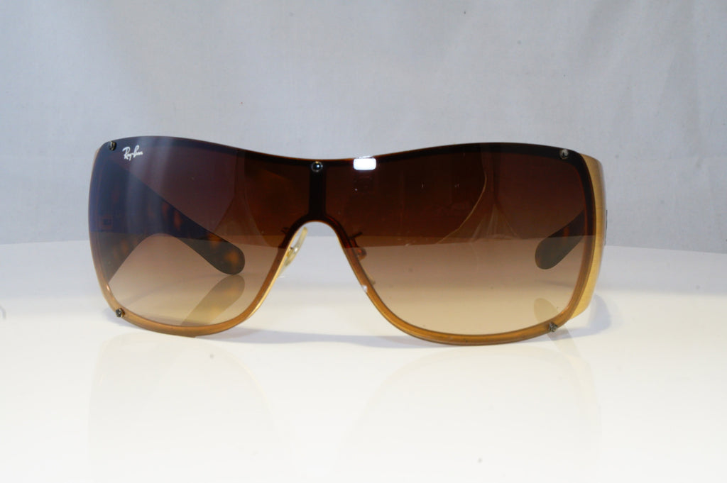 RAY-BAN Mens Womens Designer Sunglasses Brown Shield RB 3361 043/13 20913