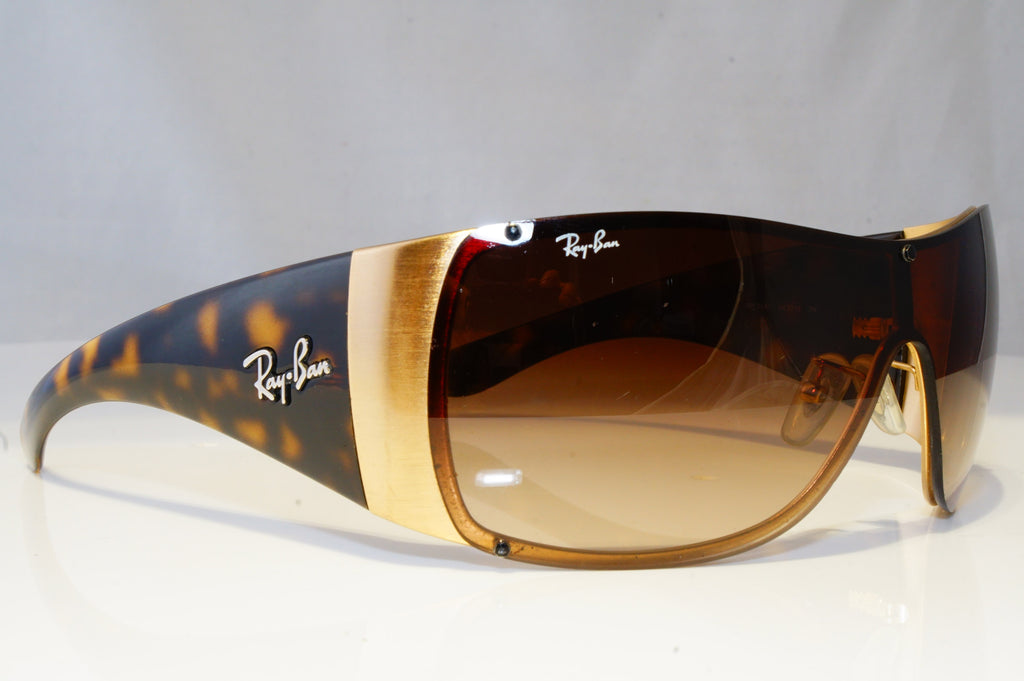 RAY-BAN Mens Womens Designer Sunglasses Brown Shield RB 3361 043/13 20913