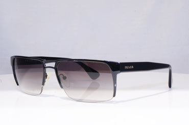 PRADA Mens Designer Sunglasses Black Rectangle FRAME WEAR SPR 52R 7AX-0A7 18432