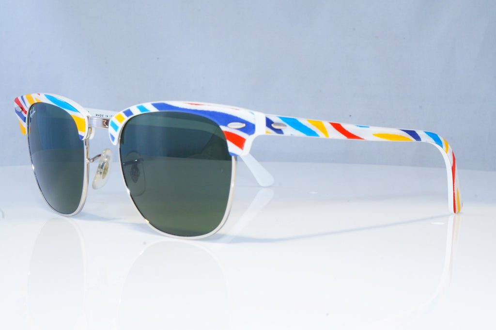 RAY-BAN Mens Womens Designer Sunglasses White Clubmaster RB 3013 1013 20917