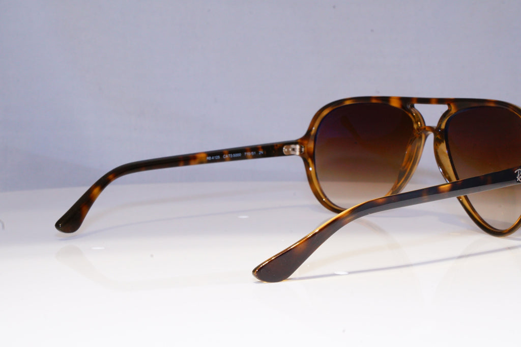 RAY-BAN Mens Womens Designer Sunglasses Brown Pilot  CATS RB 4125 710/51 19957