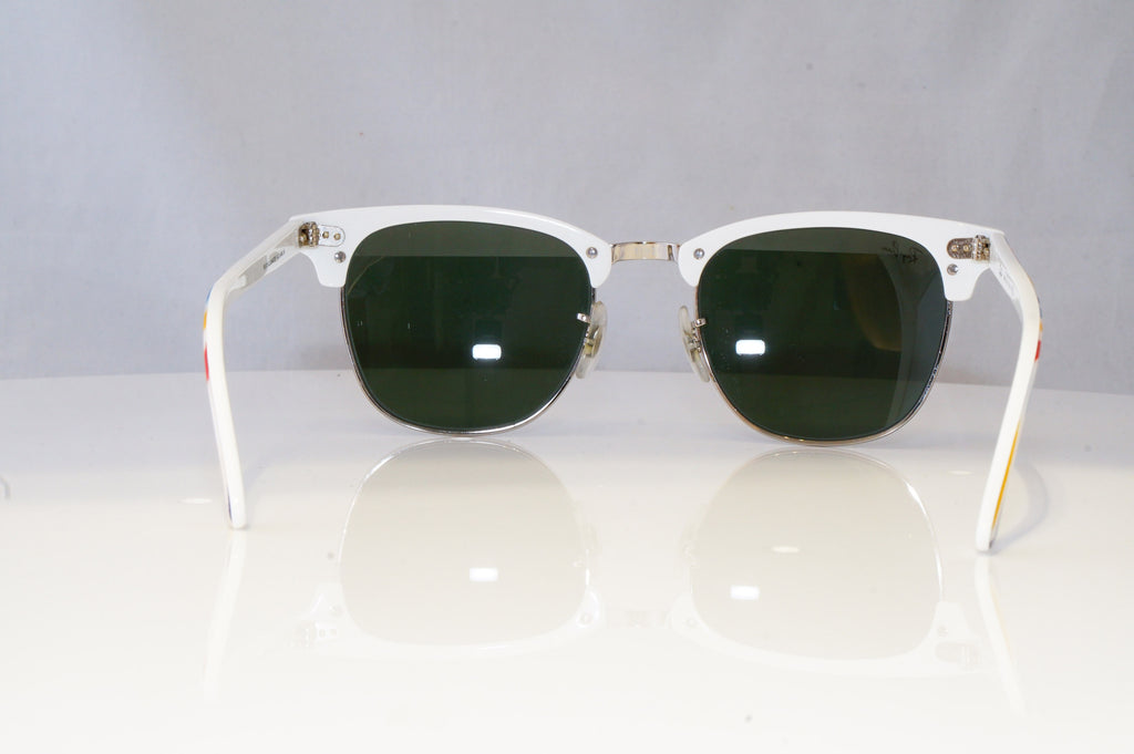RAY-BAN Mens Womens Designer Sunglasses White Clubmaster RB 3013 1013 20917