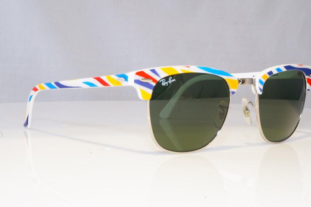 RAY-BAN Mens Womens Designer Sunglasses White Clubmaster RB 3013 1013 20917