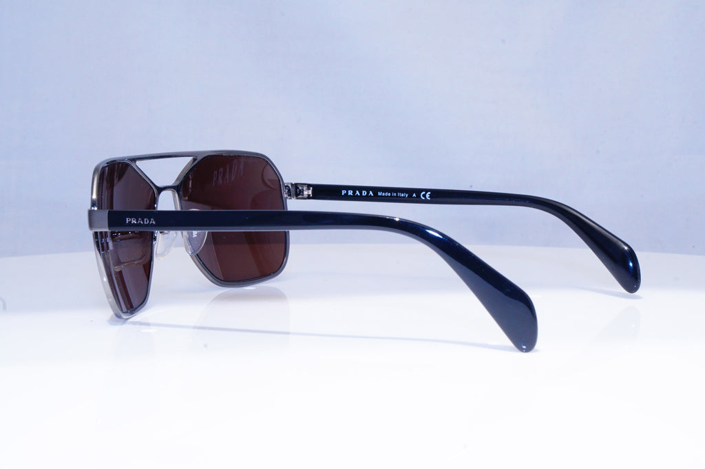 PRADA Mens Designer Sunglasses Black Pilot SPR 54R 75S-8C1 18415