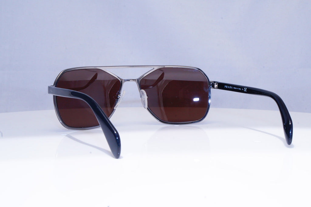 PRADA Mens Designer Sunglasses Black Pilot SPR 54R 75S-8C1 18415