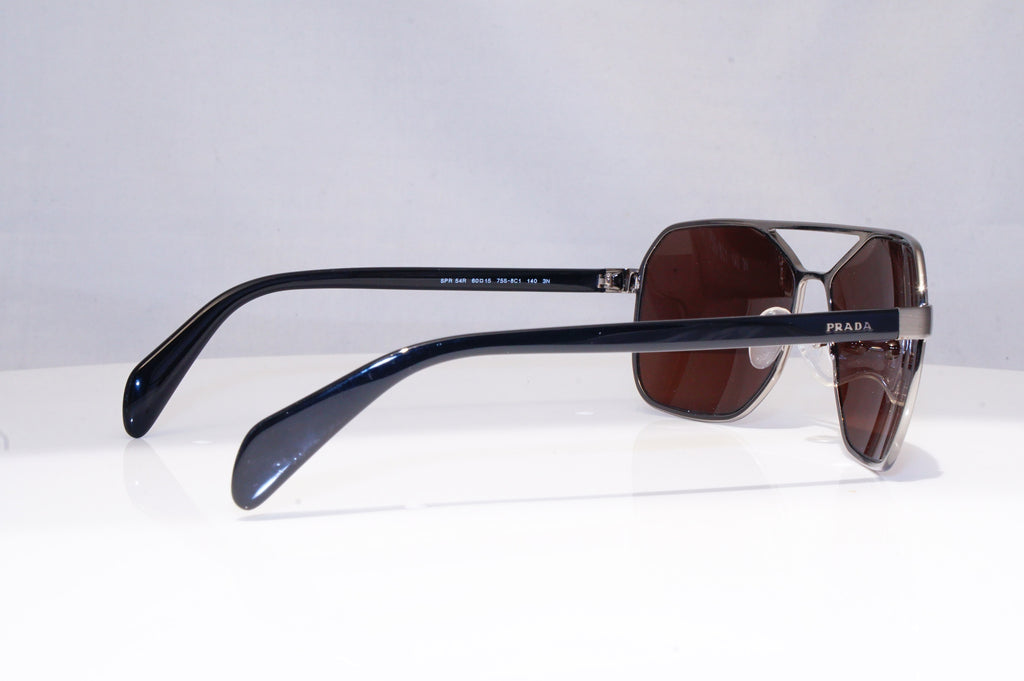 PRADA Mens Designer Sunglasses Black Pilot SPR 54R 75S-8C1 18415