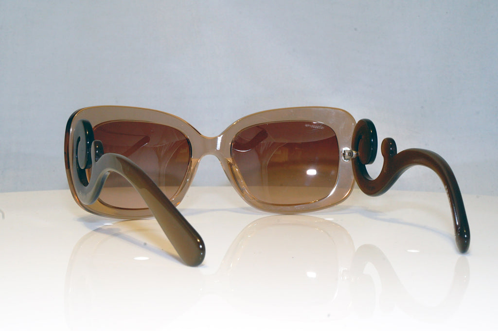 PRADA Womens Baroque Swirl Designer Sunglasses Brown SPR 27O KAL-1Z1 17608