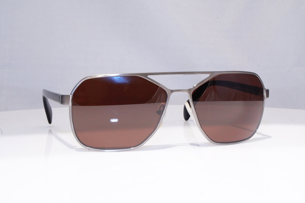 PRADA Mens Designer Sunglasses Black Pilot SPR 54R 75S-8C1 18415