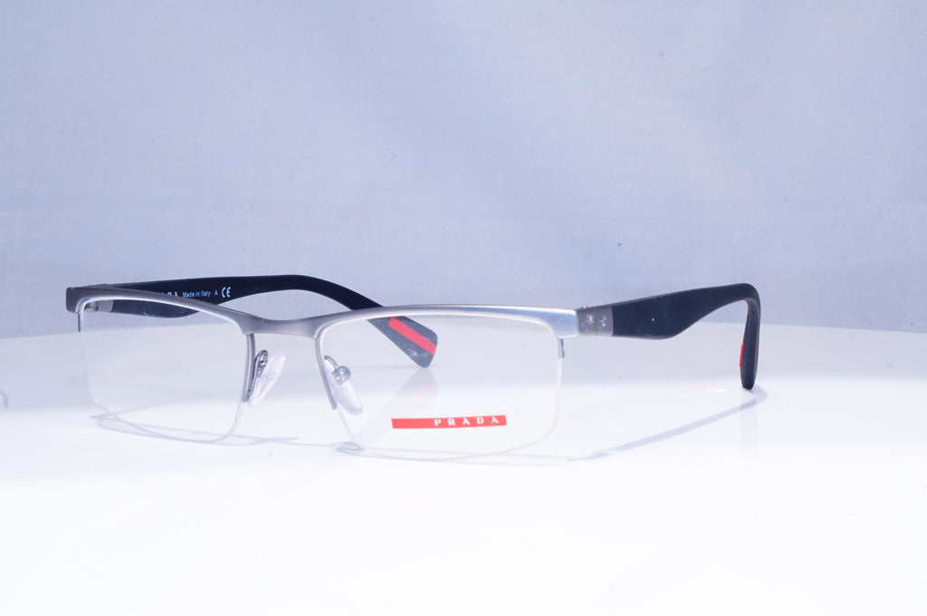 PRADA Mens Designer Optical Frames Glasses Black Rectangle VPS 52F UA3-101 18805