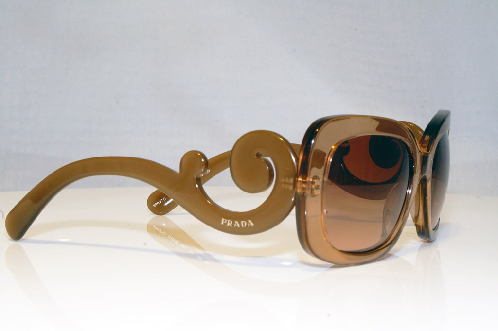 PRADA Womens Baroque Swirl Designer Sunglasses Brown SPR 27O KAL-1Z1 17608