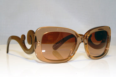 PRADA Womens Baroque Swirl Designer Sunglasses Brown SPR 27O KAL-1Z1 17608
