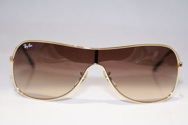 RAY-BAN Mens Designer Sunglasses Gold Shield RB 3211 001/13 16379
