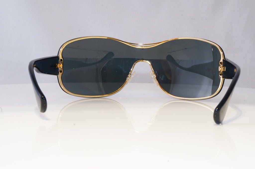 PRADA Womens Oversized Designer Sunglasses Grey Shield SPR 630 ZVN-1A1 20914