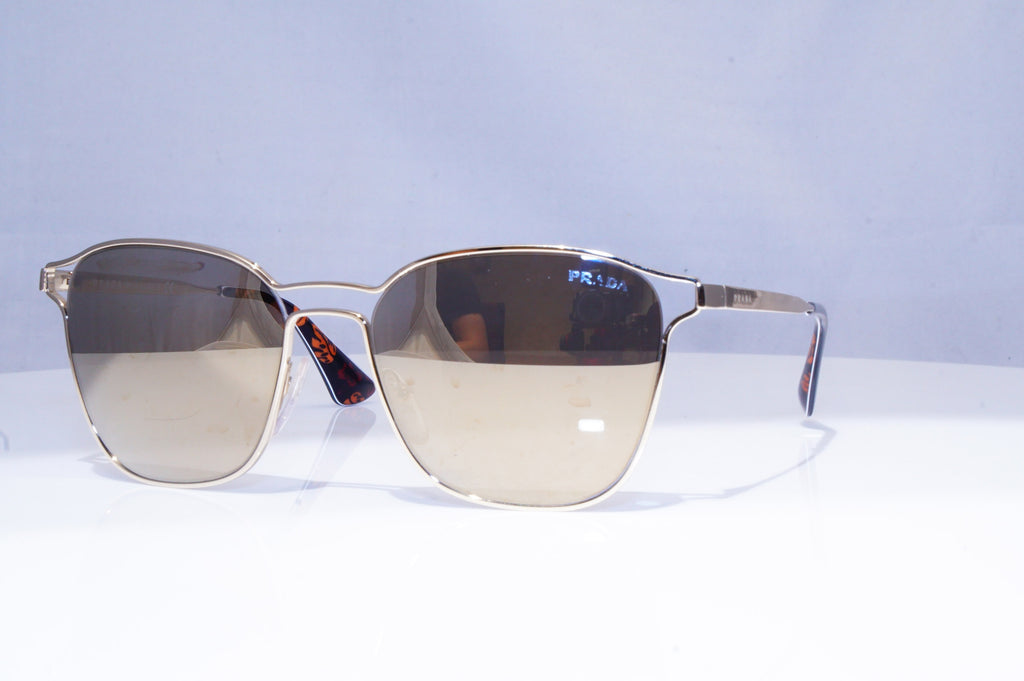 PRADA Mens Womens Unisex Mirror Designer Sunglasses Gold SPR 54T ZVN-1C0 18407