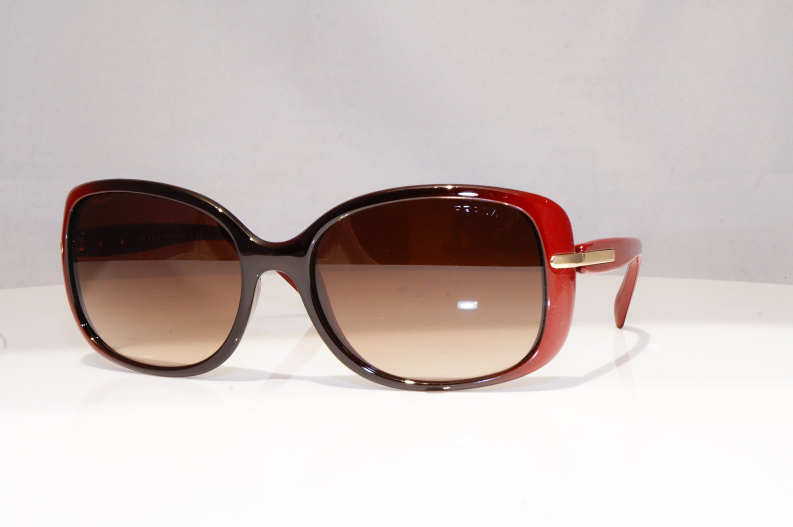 PRADA Womens Designer Sunglasses Burgundy Butterfly SPR 080 IAD-6S1 18 ...