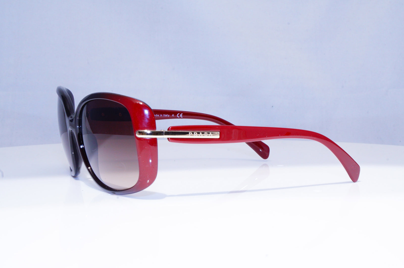 PRADA Womens Designer Sunglasses Burgundy Butterfly SPR 080 IAD-6S1 18 ...