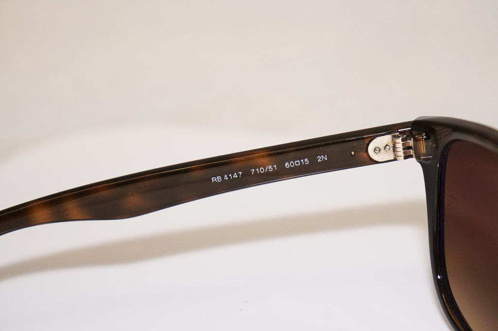 RAY-BAN Mens Designer Sunglasses Brown Square RB 4147 710/51 16353