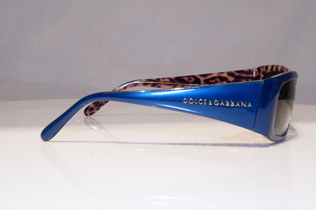 DOLCE & GABBANA Womens Designer Sunglasses Blue Rectangle DG 4008 563/87 17856