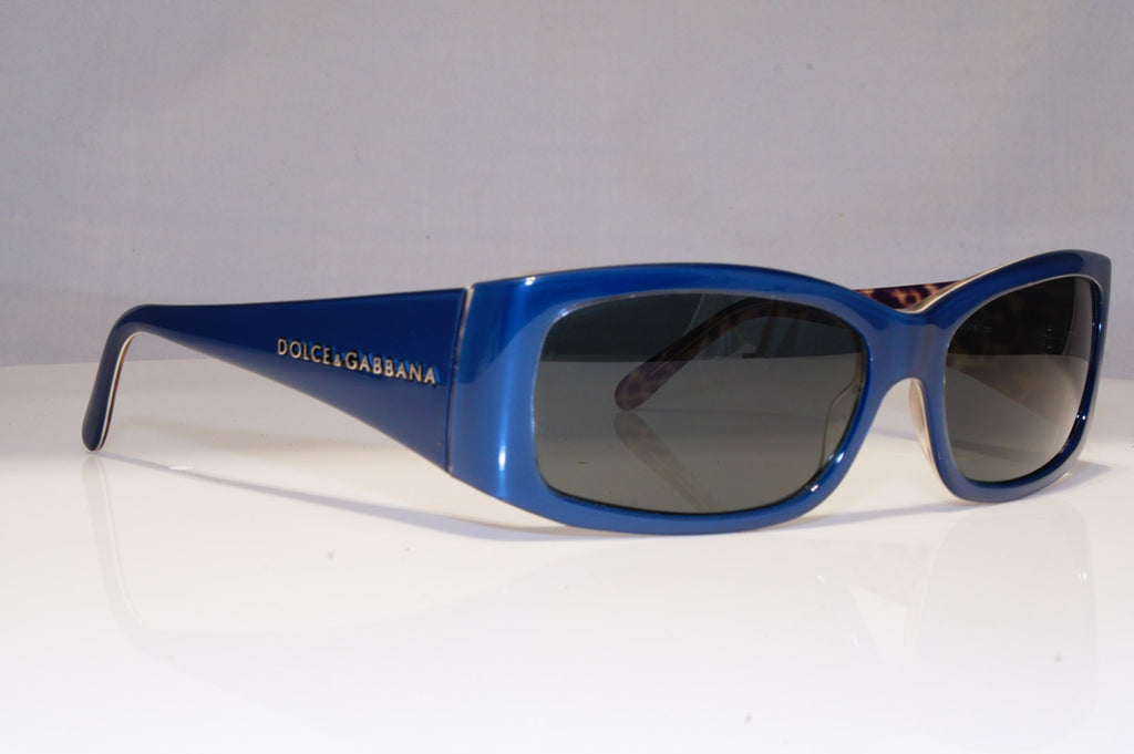 DOLCE & GABBANA Womens Designer Sunglasses Blue Rectangle DG 4008 563/87 17856