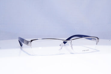PRADA Mens Designer Optical Frames Glasses Blue Rectangle VPR 67L 5AV-101 18266