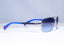 PRADA Mens Designer Sunglasses Blue Rectangle SPS 50O 5AV-5I1 17900