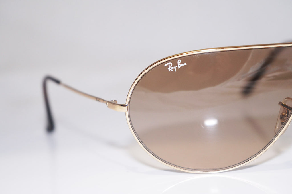 RAY-BAN Mens Designer Sunglasses Gold Shield RB 3250 001/13 16533