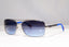 PRADA Mens Designer Sunglasses Blue Rectangle SPS 50O 5AV-5I1 17900