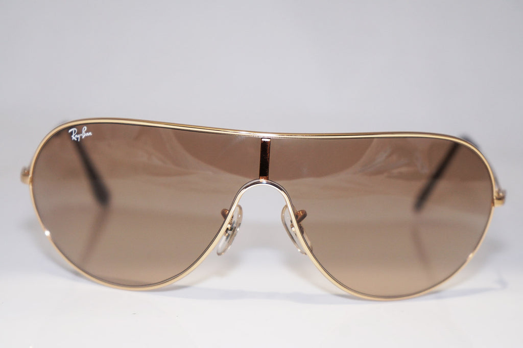RAY-BAN Mens Designer Sunglasses Gold Shield RB 3250 001/13 16533