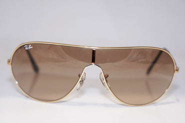RAY-BAN Mens Designer Sunglasses Gold Shield RB 3250 001/13 16533