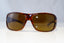 PRADA Mens Womens Boxed Designer Sunglasses Brown Rectangle SPR 15H 2AU2P1 20903