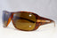 PRADA Mens Womens Boxed Designer Sunglasses Brown Rectangle SPR 15H 2AU2P1 20903