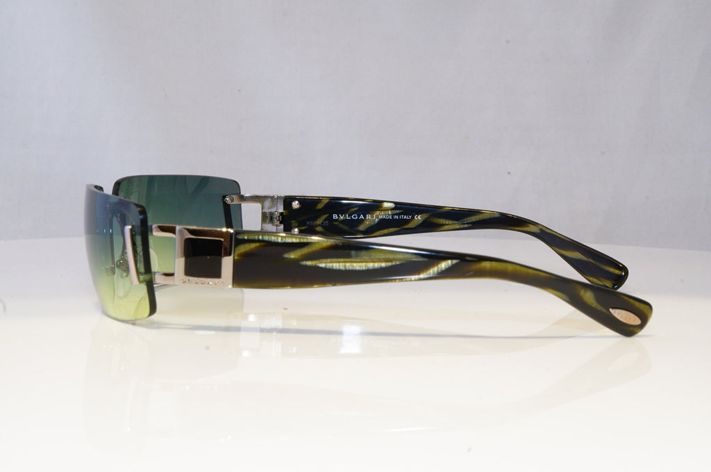 BVLGARI Mens Designer Sunglasses Green Rectangle 626 104/8A 20896