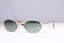 RAY-BAN Mens Womens Vintage 1990 Designer Sunglasses Gold Oval W2840 OPAW 16579