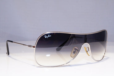 RAY-BAN Mens Womens Designer Sunglasses Silver Shield RB 3211 003/8G 19947