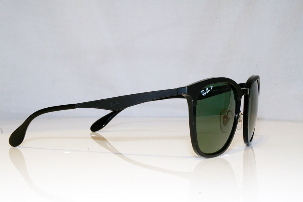RAY-BAN Mens Polarized Designer Sunglasses Black Clubmaster RB 4278 62829A 15210