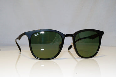 RAY-BAN Mens Polarized Designer Sunglasses Black Clubmaster RB 4278 62829A 15210