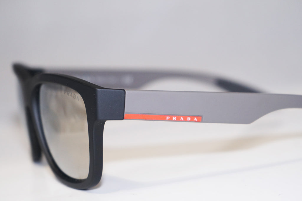 PRADA Mens Designer Sunglasses Black Square SPS 03Q DG0-1C0 15640