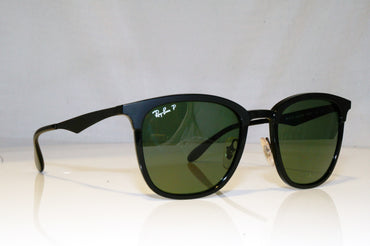 RAY-BAN Mens Polarized Designer Sunglasses Black Clubmaster RB 4278 62829A 15210