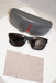 PRADA Mens Designer Sunglasses Black Square SPS 03Q DG0-1C0 15640