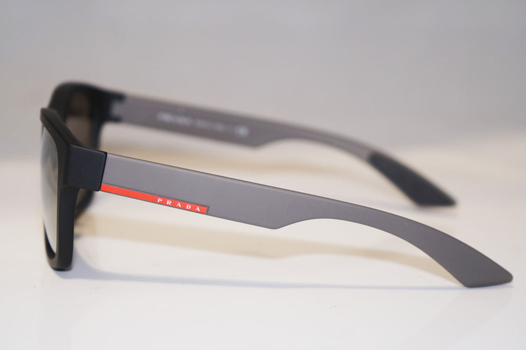 PRADA Mens Designer Sunglasses Black Square SPS 03Q DG0-1C0 15640